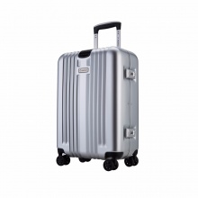 外交官 YH-17072 铝合金框珍品系列拉杆箱 20寸 银色