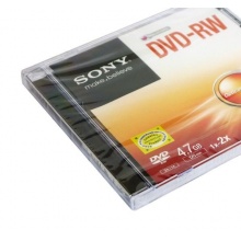 索尼 DVD-RW 可擦写光盘刻录盘 4.7G 单片精装