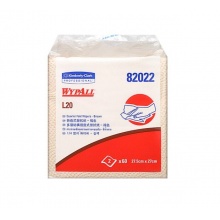 金佰利 82022 劲拭L20折叠式双层擦拭纸 60张/包 24包/箱