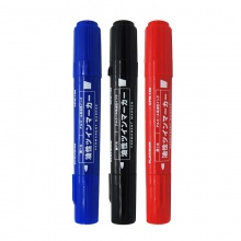 白金 CPM-150 油性大双头记号笔 10支/盒 蓝色