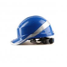 代尔塔/DELTAPLUS 102018 安全帽 建筑工地工程绝缘安全帽 ABS材质 蓝色