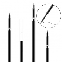 得力 6906 中性笔芯 0.5mm 弹簧头 黑色 单支售