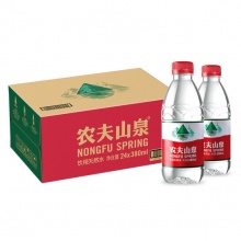 农夫山泉 饮用天然水 380ml/瓶 24瓶/箱 （整箱销售）