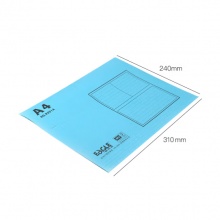 益而高 9351A 吊挂纸质文件夹 A4 蓝色 40个/盒