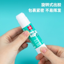 得力 7102 高粘度PVA固体胶 21g 白色 12支/盒 按盒销售