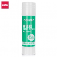 得力 7104 PVA固体胶 15g 白色 按支销售