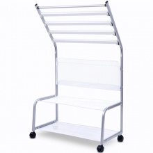 得力 9304 报刊架海量型 银色