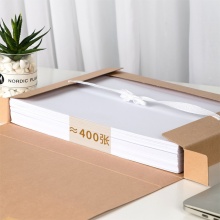 得力 5611_340g无酸对裱牛皮纸档案盒 40mm 黄色 10个/包