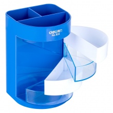 得力 904 多功能笔筒 蓝色