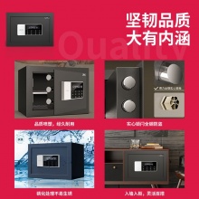 得力 92619 电子密码保管箱 H250 黑色