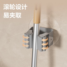 得力 JQ455 拖把收纳夹 灰色 单个装