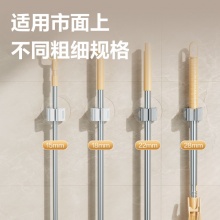 得力 JQ455 拖把收纳夹 灰色 单个装