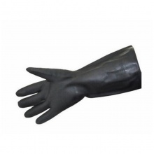 霍尼韦尔 2095020 经典款氯丁橡胶防化手套 黑色 08码 10双/包