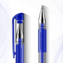 得力 6600ES 中性笔 0.5mm 蓝色 按支销售