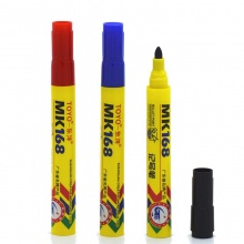 东洋 MK-168 单头油性记号笔 2.2-2.8mm 黑色