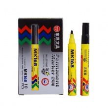 东洋 MK-168 单头油性记号笔 2.2-2.8mm 红色