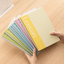 得力 7693 螺旋装订本 B5 混色 60张