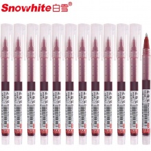 白雪 T15 大容量直液式走珠笔 0.5mm 红色