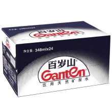 百岁山 饮用天然矿泉水 348ml*24瓶 整箱销售