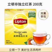 立顿 S100 精选黄牌红茶 2g*100包